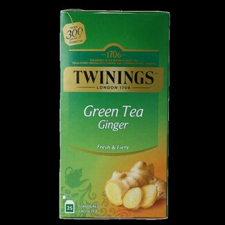 Twinings The vert gingembre 25 Zakjes