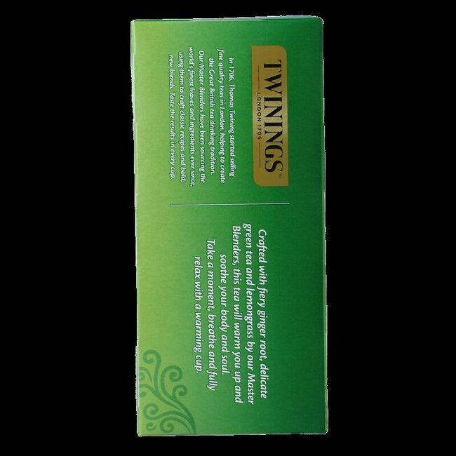Twinings The vert gingembre 25 Zakjes