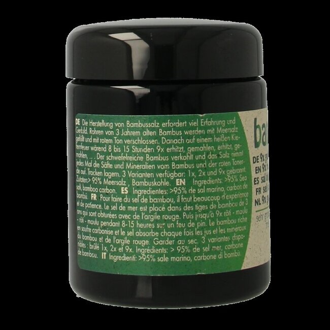 Bambu Salz Sel de bambou très gros grain brûlé 9 fois 270 g