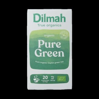 Dilmah Dilmah Thé vert de Ceylan pur bio 20 sachets