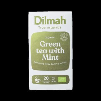 Dilmah Dilmah Green tea with mint bio 20 Zakjes