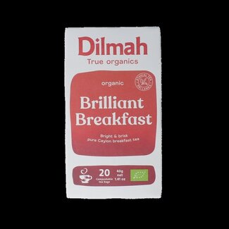 Dilmah Dilmah Brilliant breakfast tea bio 20 Zakjes
