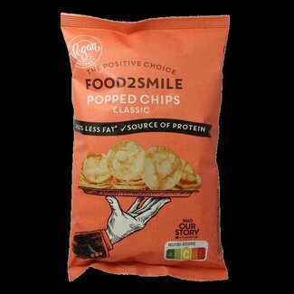 Food2Smile Food2Smile Popped chips classic 90 Gram
