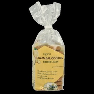 Billy's Farm Billy's Farm Biscuits à l'avoine gingembre-citron bio 200 g