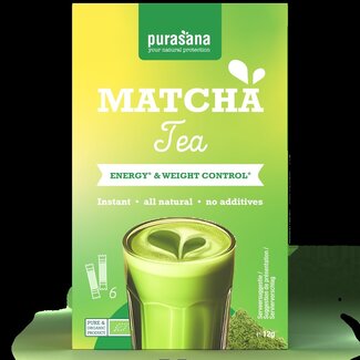 Purasana Purasana Instant matcha groene thee bio 12 Gram