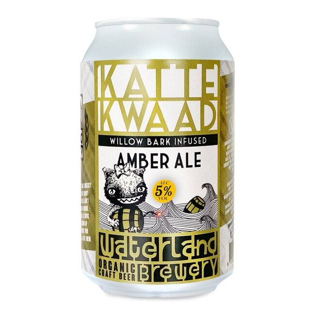 Waterland Brewery Amberbier kattekwaad bio 330 Milliliter