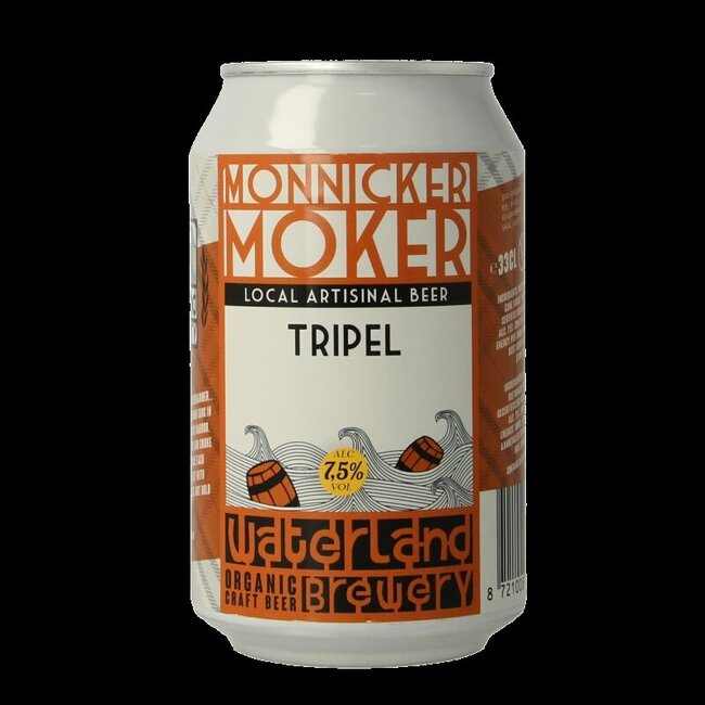 Waterland Brewery Tripel monnicker moker bio 330 Milliliter