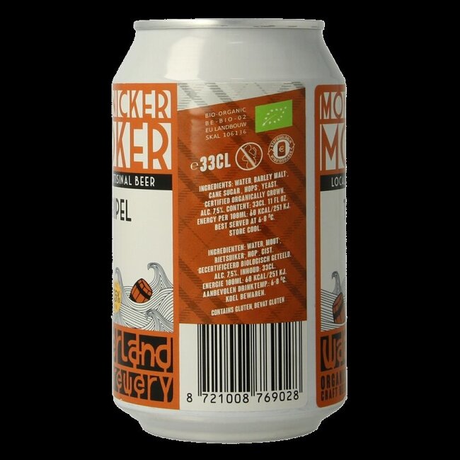 Waterland Brewery Tripel Monnicker Moker Bio 330 ml
