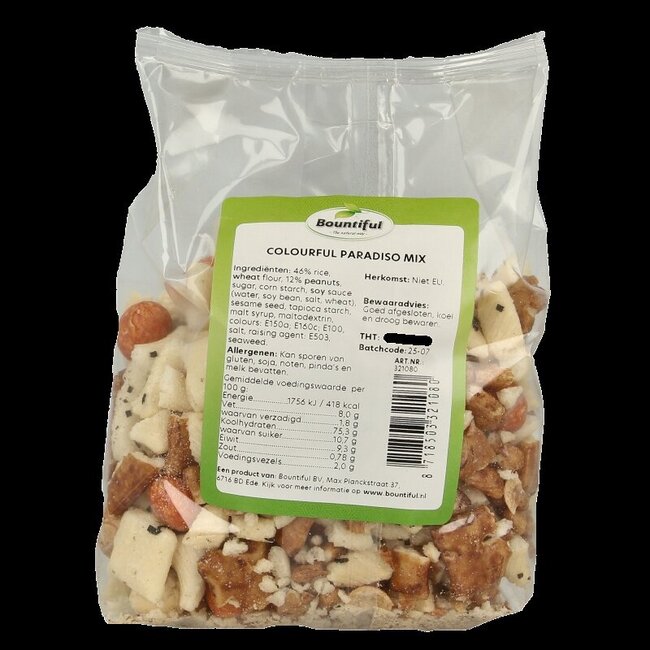 Bountiful Colourful paradiso mix 200 Grammes