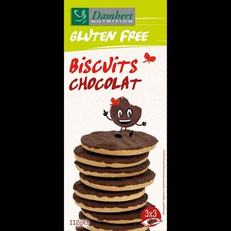 Damhert Damhert Biscuits au chocolat sans gluten 112 g