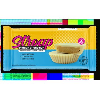 Stroap Stroap Protein choco cup peanut white chocolate 42 Gram