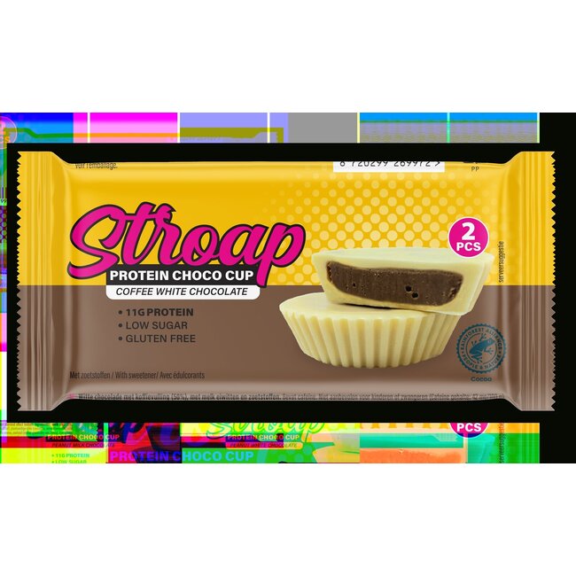 Protein choco cup coffee white chocolate 42 Gram