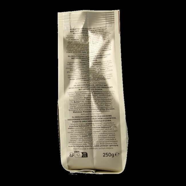 Rigoni Di Asiago Nocciolata bianca tartelettes bio 250 g