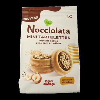 Rigoni Di Asiago Rigoni Di Asiago Nocciolata tartlets bio 250 Gram