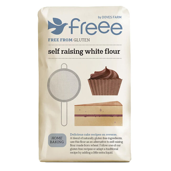 Doves Farm Zelfrijzend bakmeel glutenvrij 1000 Gram