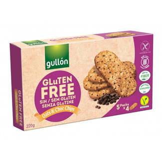 Gullon Gullon Oats & chocolate chips glutenvrij 220 Gram