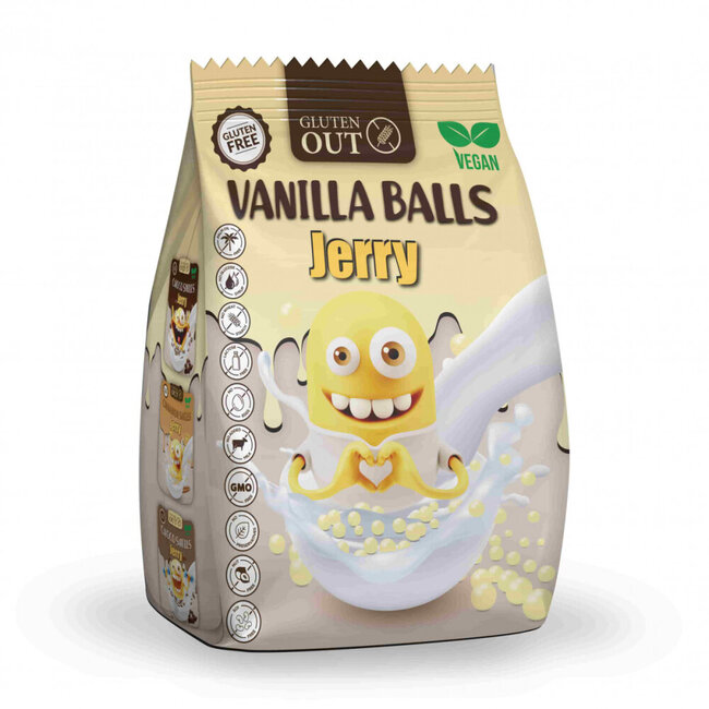 Jerry vanille balls glutenvrij 375 Gram