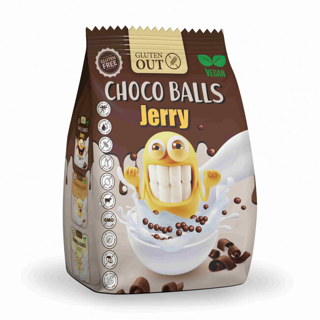 Jerry choco balls glutenvrij 375 Gram