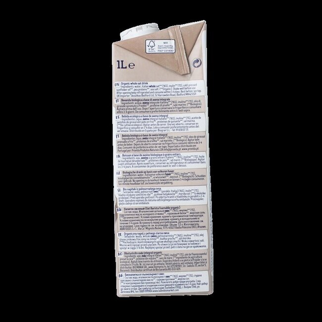 Isola Bio Oat barista bio 1 Liter
