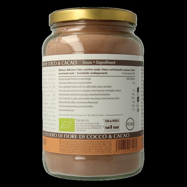Amanprana Gula Java Cacao Bio 1300 g