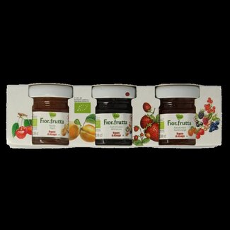 Fiordifrutta Fiordifrutta Assortiment de préparations de fruits bio 3 x 25 g (75 g)