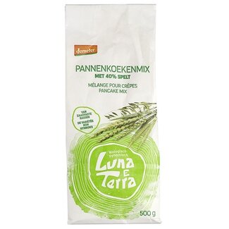 Luna E Terra Luna E Terra Pannenkoekmix met spelt demeter bio 500 Gram