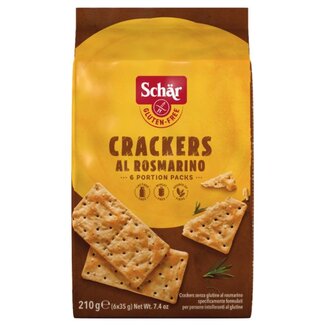 Schar Schar Crackers rozemarijn glutenvrij 210 Gram