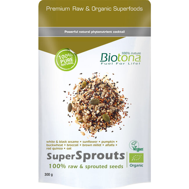 Biotona Supersprouts raw seeds bio 300 Gram