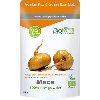Biotona Maca raw powder bio 200 Gram