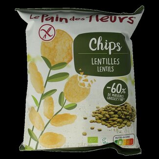 Pain Des Fleurs Pain Des Fleurs Chips met linzen bio 50 Gram