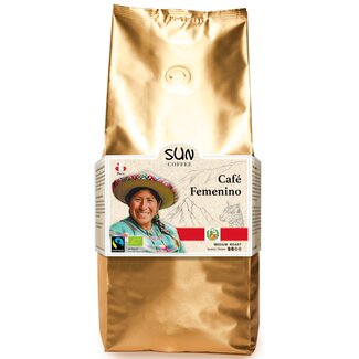 SUN Coffee SUN Coffee Femenino medium roast bio 1 Kilogram