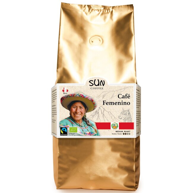 SUN Coffee Femenino medium roast bio 1 Kilogram