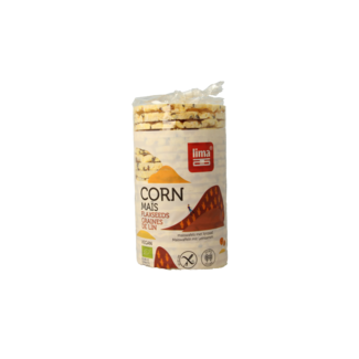 Lima Lima Maiswafels met lijnzaad bio 130 Gram