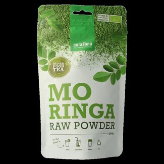 Purasana Purasana Moringa poeder vegan bio 200 Gram