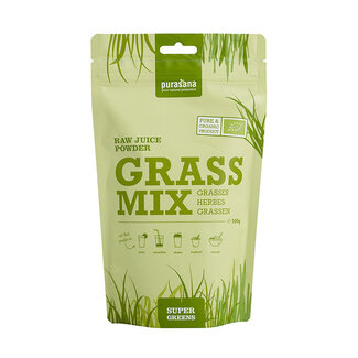 Purasana Purasana Grassenmix sappoeder bio 200 Gram