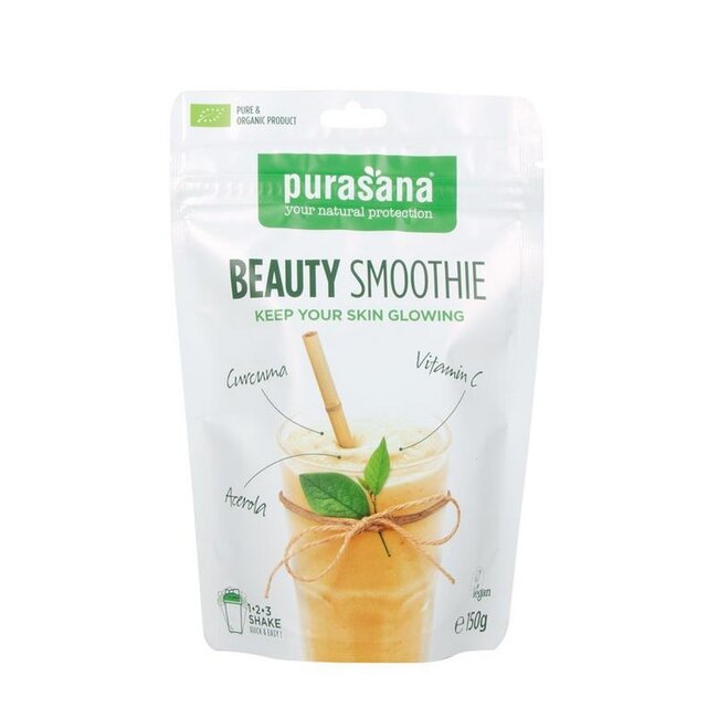 Purasana Beauty smoothie shake vegan bio 150 Gram