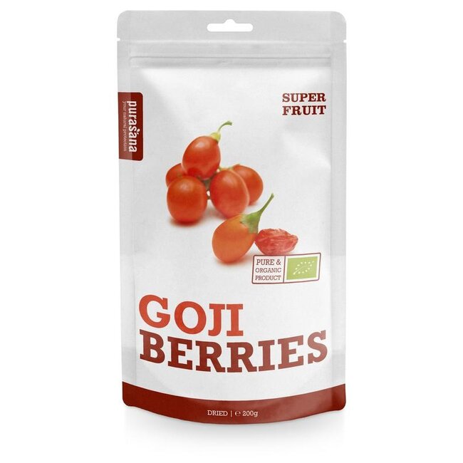 Purasana Goji bessen vegan bio 200 Gram