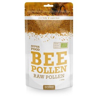 Purasana Purasana Bijenpollen stuifmeelkorrels bio 250 Gram