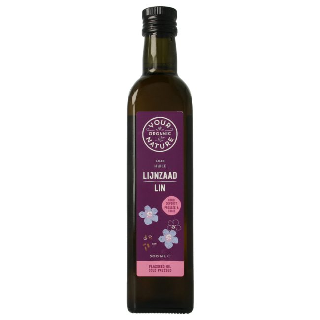 Your Organic Nature Lijnzaadolie bio 500 Milliliter