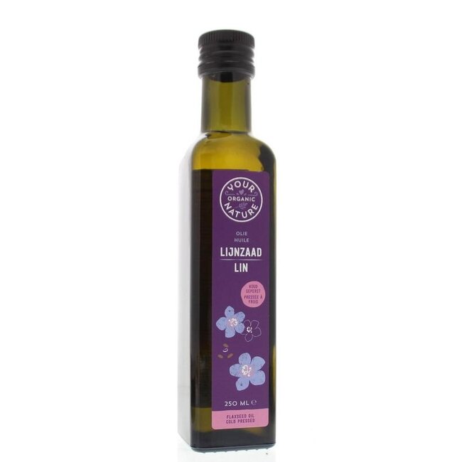 Your Organic Nature Lijnzaadolie bio 250 Milliliter
