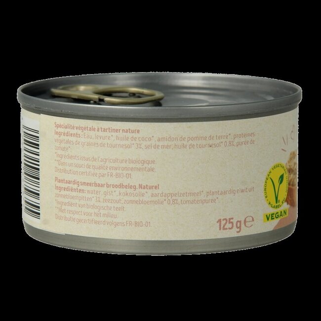 Tartex Pâté végétal nature bio 125 g