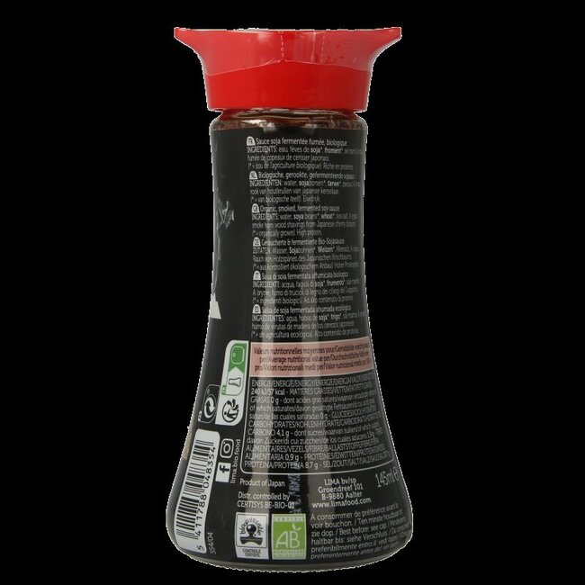 Lima Shoyu fumé bio avec distributeur 145 ml
