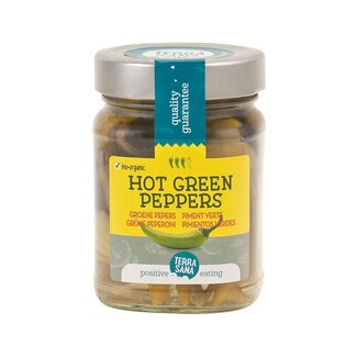 TerraSana TerraSana Groene pepers hot bio 230 Gram