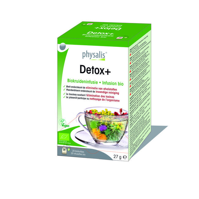 Physalis Detox+ thee bio 20 Zakjes