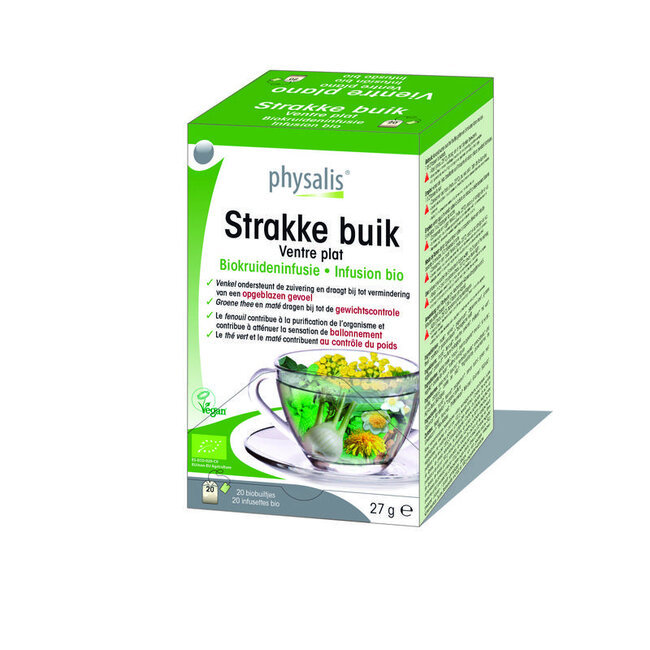 Physalis Strakke buik thee bio 20 Zakjes