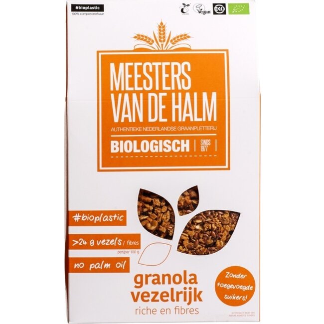 Granola vezelrijk bio 350 Gram