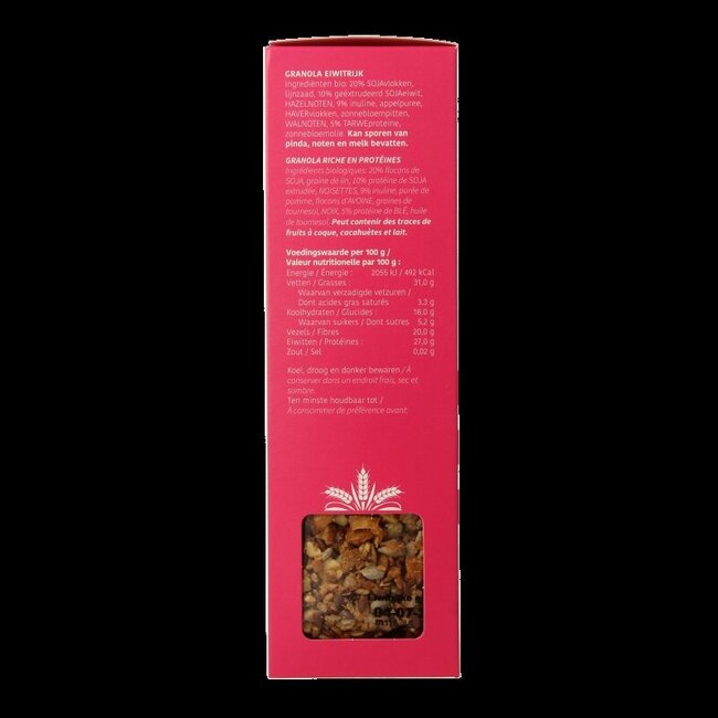 De Halm Granola eiwitrijk bio 350 Gram