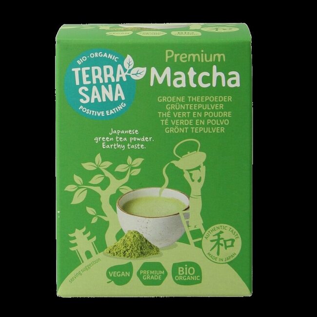 Matcha premium groene thee bio 30 Gram