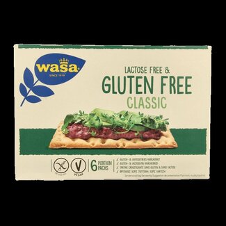 Wasa Wasa Knackebrod classic glutenvrij 6 x 40 gram 240 Gram