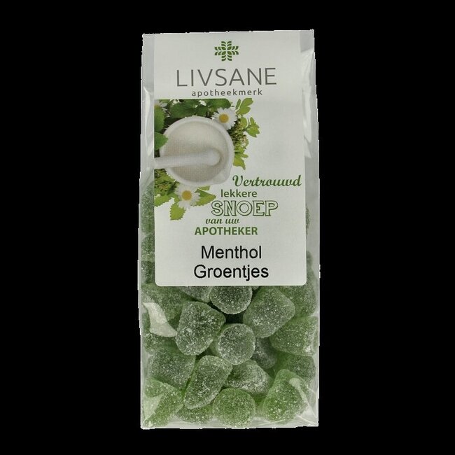 Livsane Menthol groentjes 200 Gram